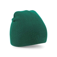 Cuffia verde bottiglia in maglia a doppio strato da personalizzare Original Pull-On Beanie