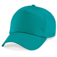 Cappellino smeraldo da personalizzare, 5 pannelli chiusura con velcro a strappo Original
