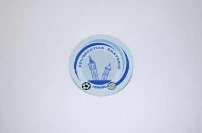Etichetta tessuta personalizzata con logo Polisportiva