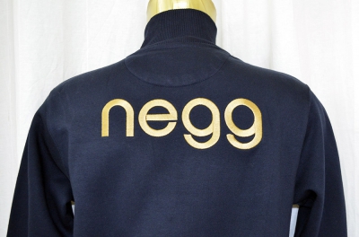 Felpa personalizzata con logo ricamato Negg - Dorso