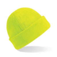 Cuffia gialla fluo in tessuto ultra termico da personalizzare Suprafleece Ski Hat