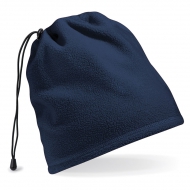 Scaldacollo unisex blu navy in tessuto termico da personalizzare Suprafleece Snood/Hat combo