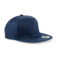 Cappello french navy 5 pannelli e visiera piatta da personalizzare 5 Panel Snapback Rapper Cap