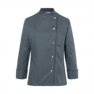 Giacca Chef da donna antracite a 5 bottoni da personalizzare Ladies' Chef Jacket Larissa