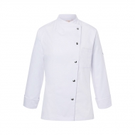 Giacca Chef da donna bianca a 5 bottoni da personalizzare Ladies' Chef Jacket Larissa