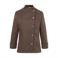 Giacca Chef da donna marrone chiaro a 5 bottoni da personalizzare Ladies' Chef Jacket Larissa