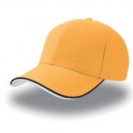 Cappello giallo/piping blu navy da personalizzare Pilot Piping Sandwich