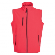 Gilet unisex in Soft Shell a due strati impermeabile Tarvisio Rosso