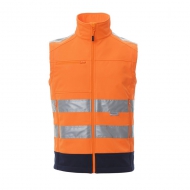 Gilet Work alta visibilità arancione fluo da personalizzare con bande 3M Traffic