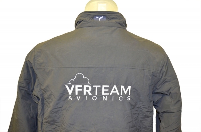 Giubbotto personalizzato con logo ricamato VFR Team - Dorso