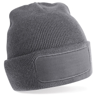 Cappello grigio da personalizzare, rettangolo su fronte adatto per ricamo Berretta