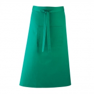Grembiule smeraldo con tasca frontale e taschino da personalizzare 'Colours' Bar Apron