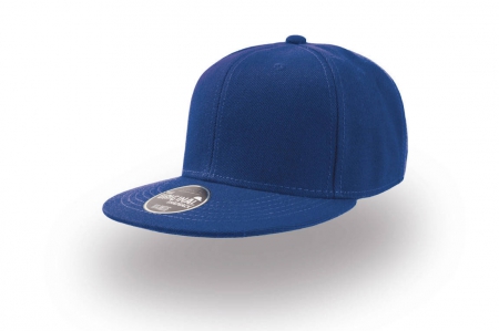 Cappellino blu royal da personalizzare, visiera piatta Kid Snap Back