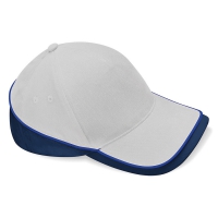 Cappello grigio chiaro/blu navy/blu chiaro da persoanlizzare, 100% Cot.twill Teamwear Competition Cap