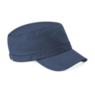 Cappello blu navy da personalizzare, chiusura con fibia e occhiello satinato Army Cap