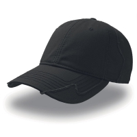 Cappello nero da personalizzare, con gioco di patch sfrangiati Hurricane