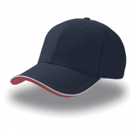Cappello blu navy/piping bianco da personalizzare Pilot Piping Sandwich