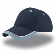 Cappellino azzurro/blu navy da personalizzare, 100% cotone chino Kid Star