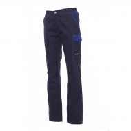 Pantalone Work blu navy/blu royal multistagione da personalizzare Canyon