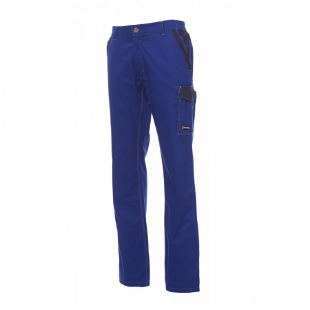 Pantalone Work blu royal/blu navy multistagione da personalizzare Canyon