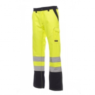 Pantalone Work uomo alta visibilità giallo/blu navy da personalizzare Charter Polar