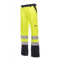Pantalone Work uomo alta visibilità giallo/blu navy da personalizzare Charter Polar
