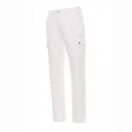 Pantalone uomo bianco multistagione con elastici laterali da personalizzare Forest