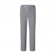 Pantalone Chef bianco/nero con cintura elastica da personalizzare Chef's Trousers Basic