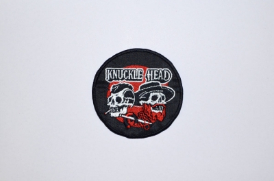 Patch personalizzata con logo ricamato Knuckle Head