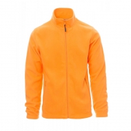 Pile uomo arancione full zip da personalizzare Nepal