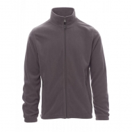 Pile uomo grigio full zip da personalizzare Nepal