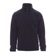 Pile uomo blu navy full zip da personalizzare Nepal