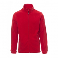 Pile uomo rosso full zip da personalizzare Nepal