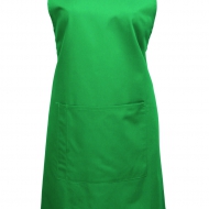 Grembiule donna smeraldo da personalizzare, con tasca centrale Color Bib Apron Woman Pock