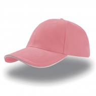 Cappello rosa da personalizzare, 100% cotone in twill pesante Liberty Sandwich