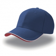 Cappello blu royal/piping bianco da personalizzare Pilot Piping Sandwich