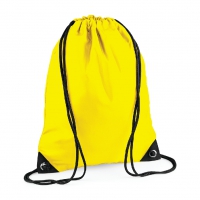 Sacca gialla con cordoncini da personalizzare Premium Gymsac