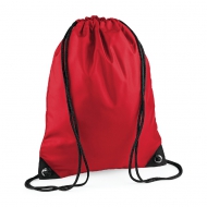 Sacca rossa con cordoncini da personalizzare Premium Gymsac