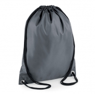 Sacca grigio grafite con chiusura a coulisse da personalizzare Budget Gymsac