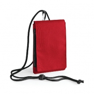 Porta smartphone rosso con tasca con cerniera da personalizzare Phone Pouch XL