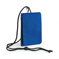 Porta smartphone blu royal con tasca con cerniera da personalizzare Phone Pouch XL