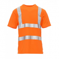 T-Shirt Work alta visibilità arancione fluo da personalizzare Avenue
