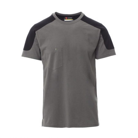 T-Shirt Work uomo grigia con taschino porta penna da personalizzare Corporate