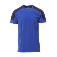 T-Shirt Work uomo blu royal con taschino porta penna da personalizzare Corporate