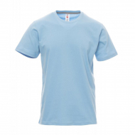 T-shirt uomo azzurra da personalizzare a manica corta Sunrise