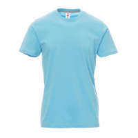 T-shirt uomo blu atollo da personalizzare a manica corta Sunrise