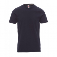 T-shirt uomo blu navy da personalizzare a manica corta Sunrise