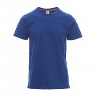T-shirt uomo blu royal da personalizzare a manica corta Sunrise