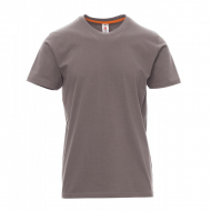 T-shirt uomo steel grey da personalizzare a manica corta Sunrise