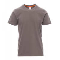 T-shirt uomo steel grey da personalizzare a manica corta Sunrise
